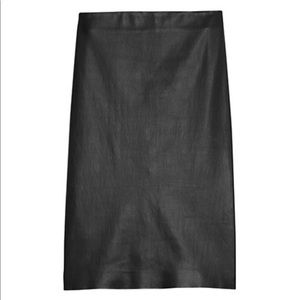 Theory leather pencil skirt, size 4